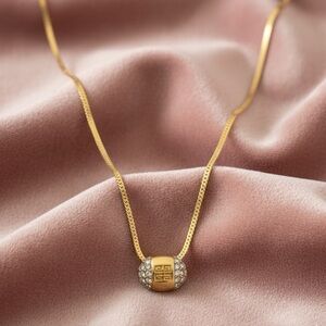 GIVENCHY Rhinestone Necklace